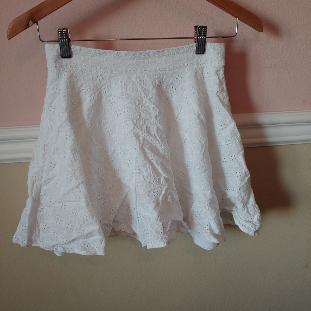 Floral mini skirt